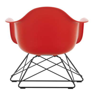 Vitra loungestoel Eames LAR zwart onderstel