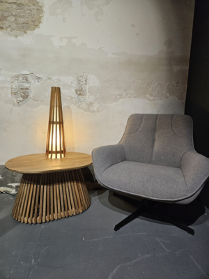 Interieurdirekt  Vloerlamp Anto  Teakhout 60cm