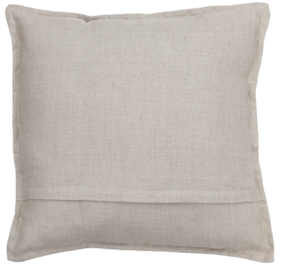 Kussen Grof linnen zand 48x48 cm