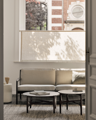 Ethnicraft - koffietafel PI rond mahonie