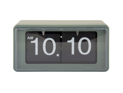 Wandklok Retro Boxed Flip