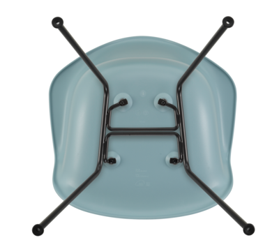 Vitra stoel Eames DAX Basic Dark onderstel