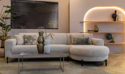 JaxxChoice hoekbank Liva beige