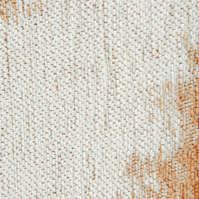 Paintball oranje structuurpatroon hedendaags abstract vloerkleed