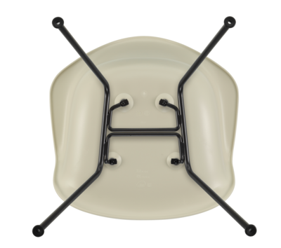 Vitra stoel Eames DAX Basic Dark onderstel