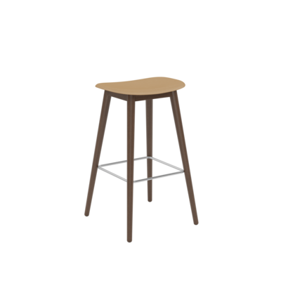 Muuto barkruk Fiber Bar Stool Wood Base