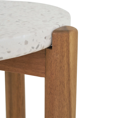 Houten tuin bijzettafel Teresa