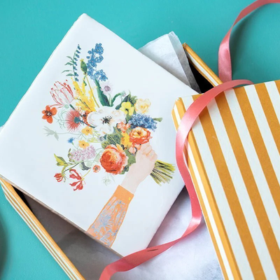 StoryTiles wandtegel Bloemetje voor jou