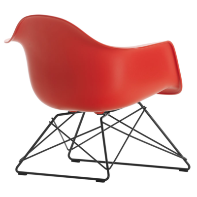 Vitra loungestoel Eames LAR zwart onderstel
