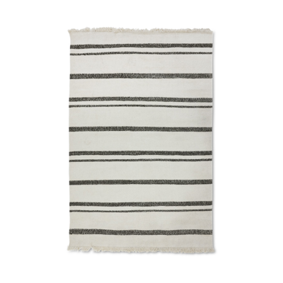 Striped woolen kelim cream (200x300cm)