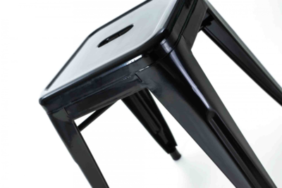 Metalen krukje Café (zithoogte 45 cm)