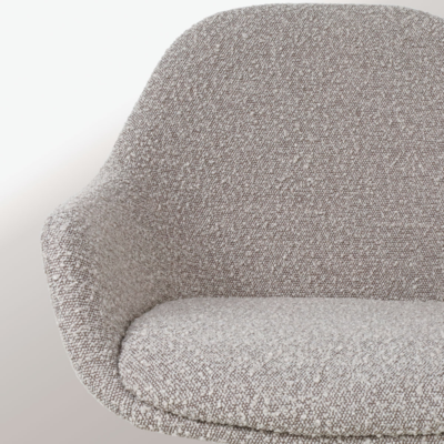 Barkruk Nino-Mae zwart onderstel - 65 cm