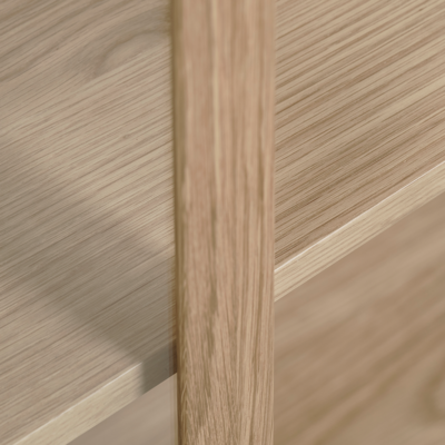 Eikenhouten vitrinekast Boris