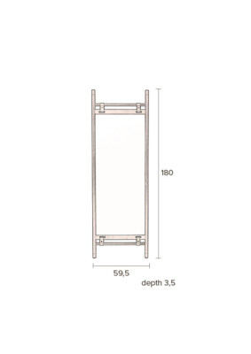 Dutchbone Riva spiegel