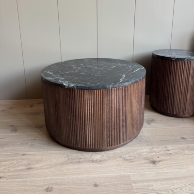 Salontafel Lyon zwart 80cm