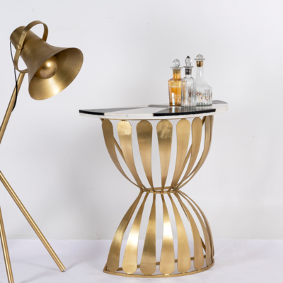 Half rond console tafel Parijata