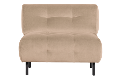 WOOOD Exclusive fauteuil Lloyd gewassen fluweel