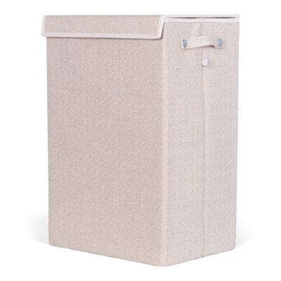 Wasmand rechthoek beige square