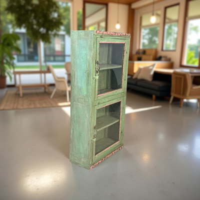 Hangkastje groen/roze uniek