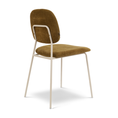 Eetkamerstoel Jasmijn - grijsbeige onderstel