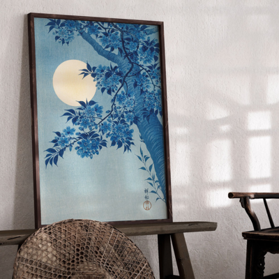 Poster Ohara Koson - Blossoming Cherry