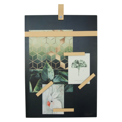 Magneetbord met magneetstrips