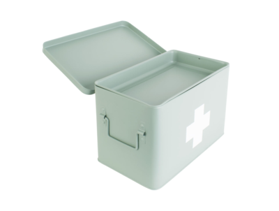 EHBO doos large metal matt