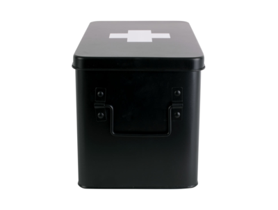 EHBO doos large metal matt