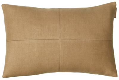 Kussen vier vlak camel