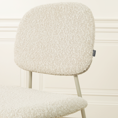 Eetkamerstoel Jasmijn - grijsbeige onderstel