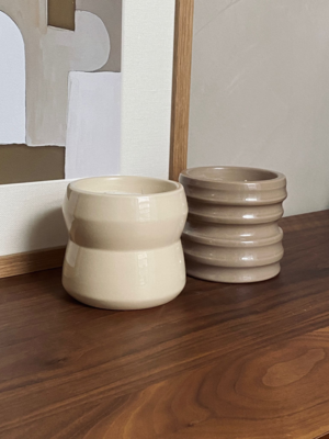 Kaars Shape 02.01 Candle &amp; Happy lid Chalk