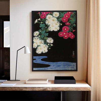 Poster Ohara Koson - Chrysanthemums