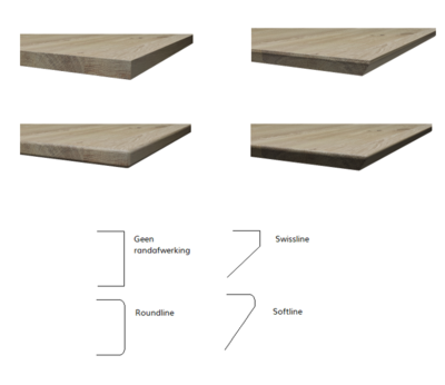 Firma Hout &amp; Staal Eettafel Deens ovaal | xy recht | deer brown
