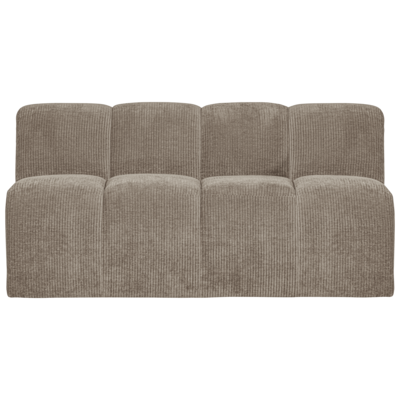 Mojo Eetbankje met rugleuning - Donkerzand