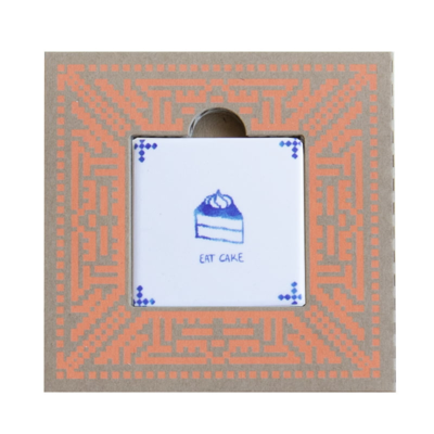 StoryTiles tegelkaart Eat cake (set van 2)