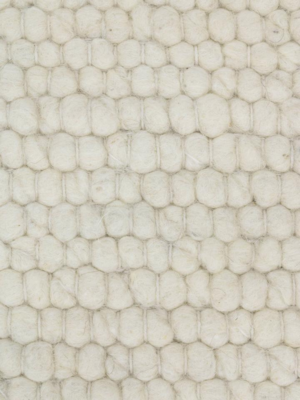 Vloerkleed Sten White 200 rond