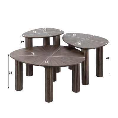 Salontafel Kib Trio