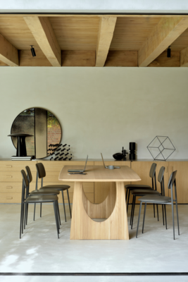 Ethnicraft - Tafel Geometric - eiken/zwart eiken