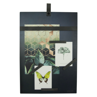 Magneetbord met magneetstrips