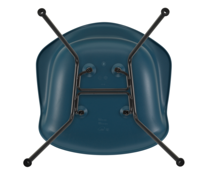 Vitra stoel Eames DAX Basic Dark onderstel