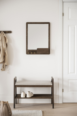 Wandspiegel Inverness donker eiken