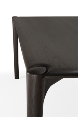 Tafel PI teak donkerbruin gelakt