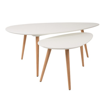 Drop salontafel (set van 2)