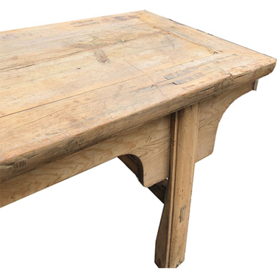 Oud houten bankje groot