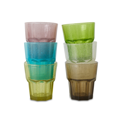 HKliving Mineral water glasses (set of 6)