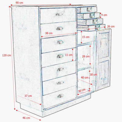 Ladekast Multidrawer Factory