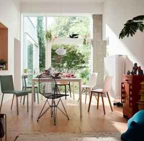 Vitra draadstoel Eames Wire Chair DKR