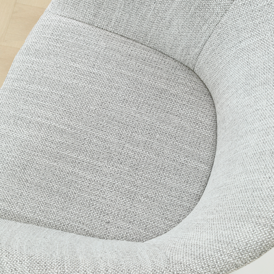 Barkruk Nino-Otis gestoffeerd met zwart onderstel (zithoogte 65 cm)