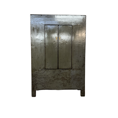 kast 2 deur grijs lak uniek