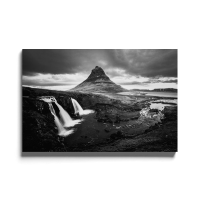 Walljar acrylglas schilderij - Iceland Waterfall